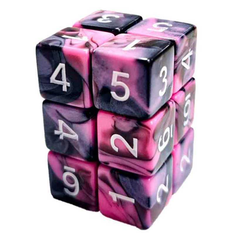 Accessoires - Green Stuff World - Pink Swirl (D6 16mm - 12 stuks)