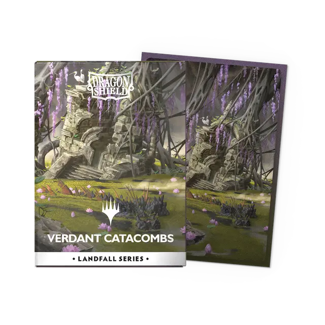 Dragon Shield | Matte Dual Art Sleeves | Landfall series: Verdant Catacombs