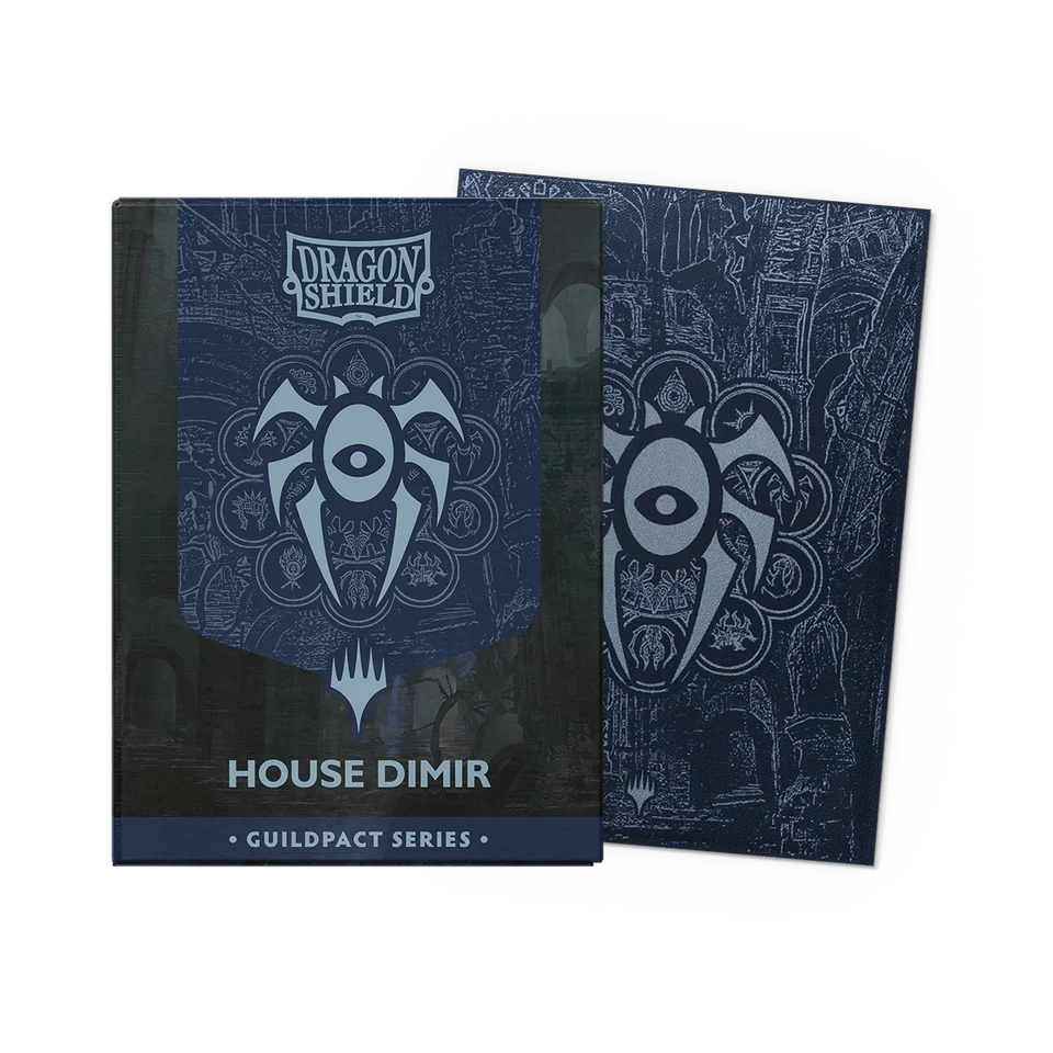 Dragon Shield | Matte Dual Art Sleeves | Guildpact series: House Dimir