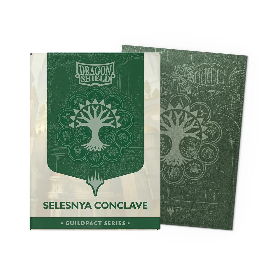 Dragon Shield | Matte Dual Art Sleeves | Guildpact series: Selesnya Conclave