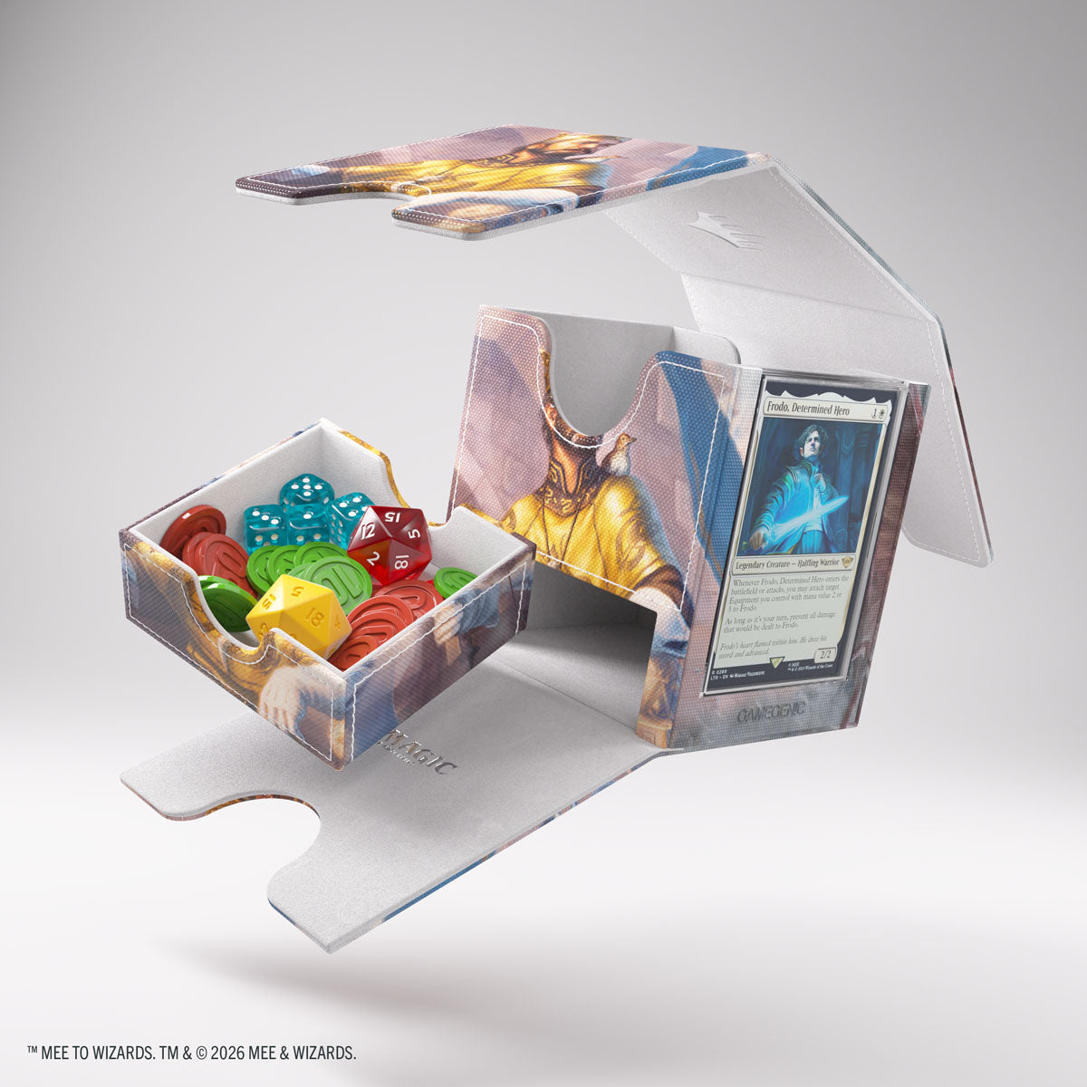 Deck Box - Gamegenic Sidekick Pro 100+ XL - The Hobbit - Bard, King of Dale / Smaug, Wicked Worm