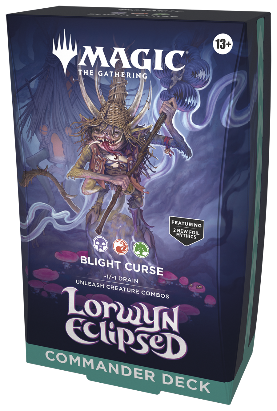 Lorwyn Eclipsed Commander Deck Blight Curse Magic The Gathering