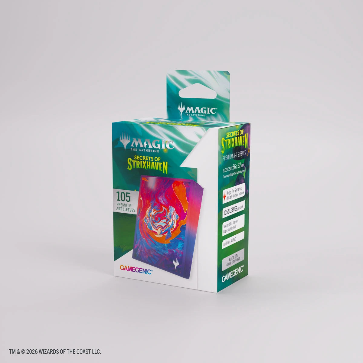 GameGenic | Premium Art Sleeves | Secrets of Strixhaven | Prismari