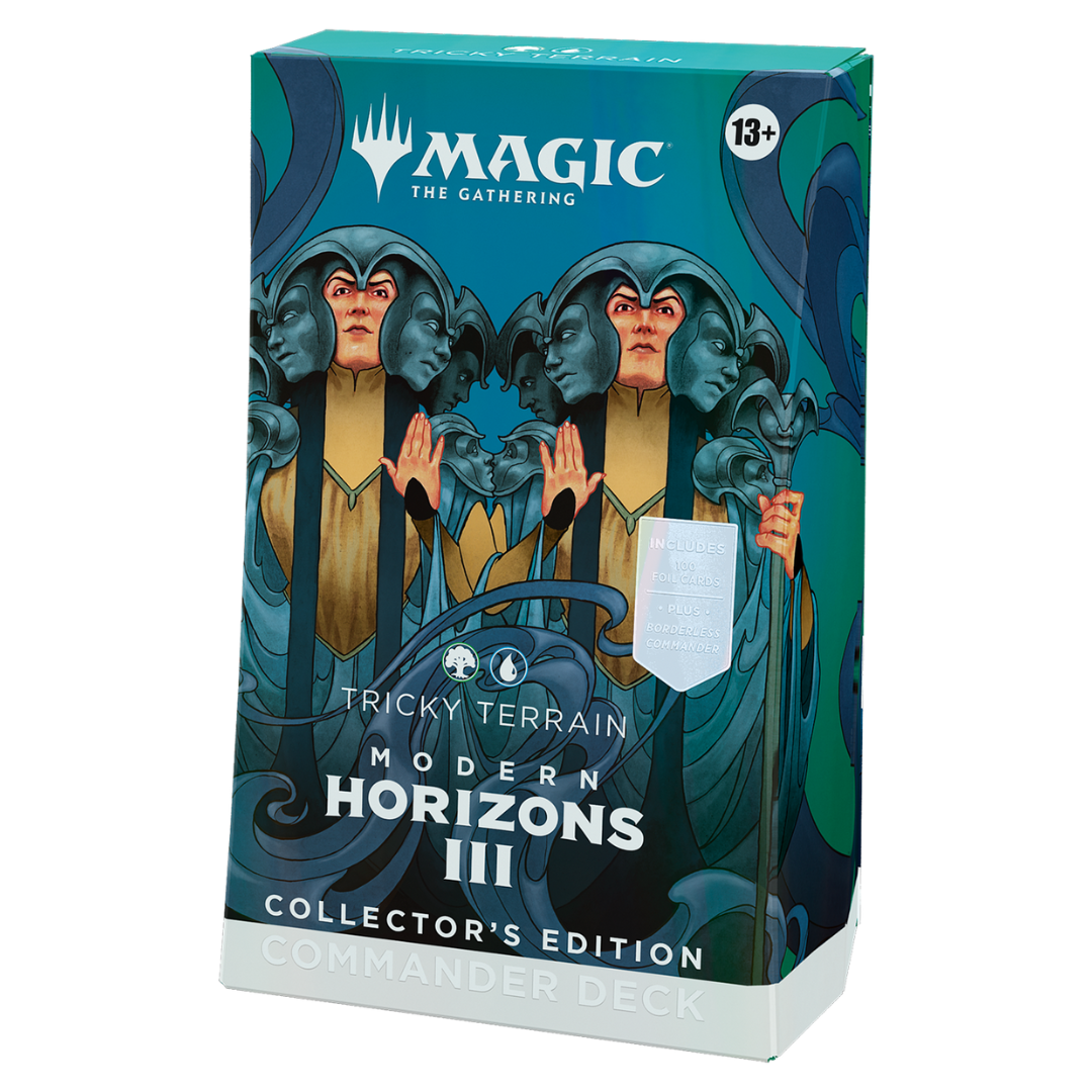 Magic The Gathering Modern Horizons 3 Commander Deck Tricky Terrain Collector's Edition
