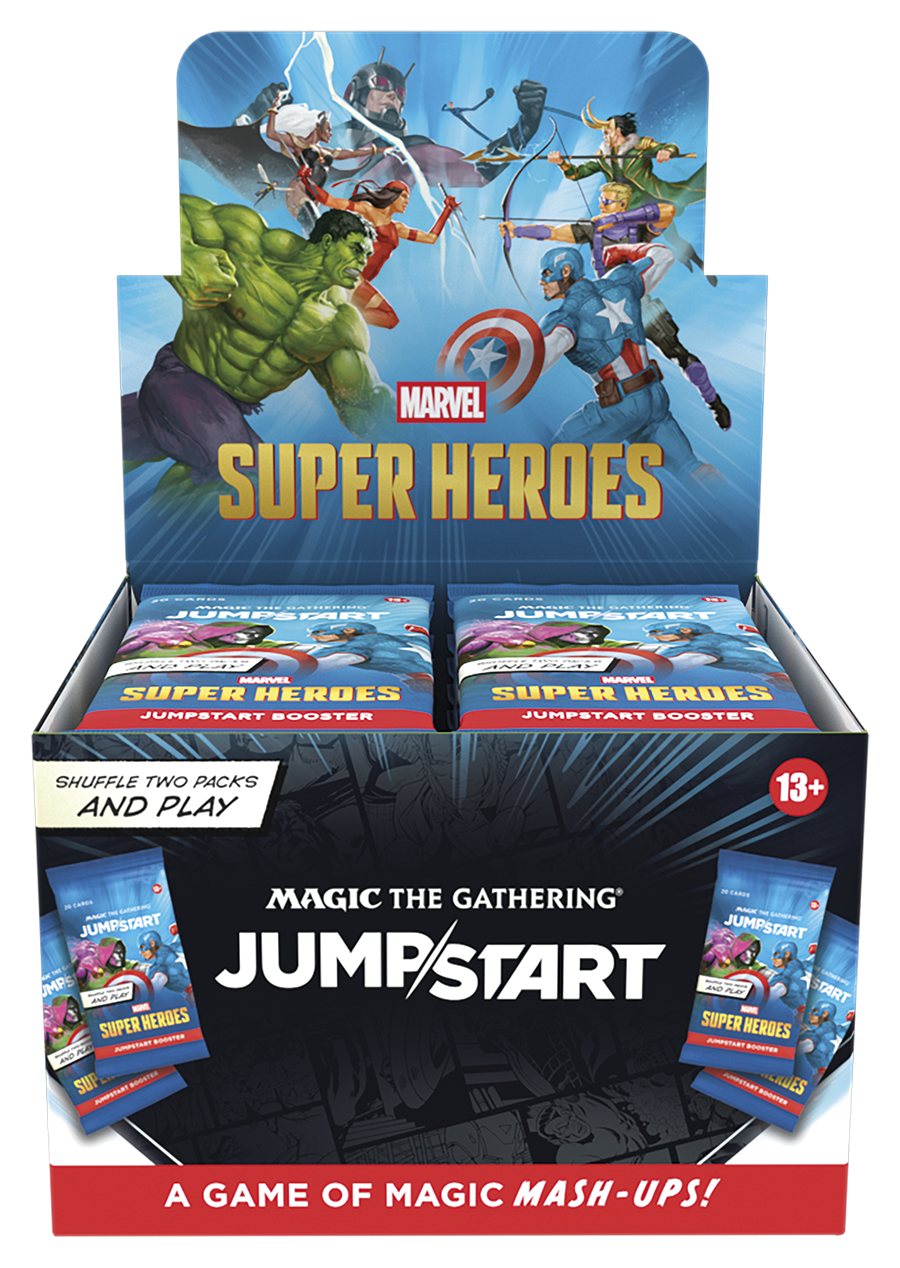 Marvel Super Heroes Jumpstart Booster Box | Magic: The Gathering