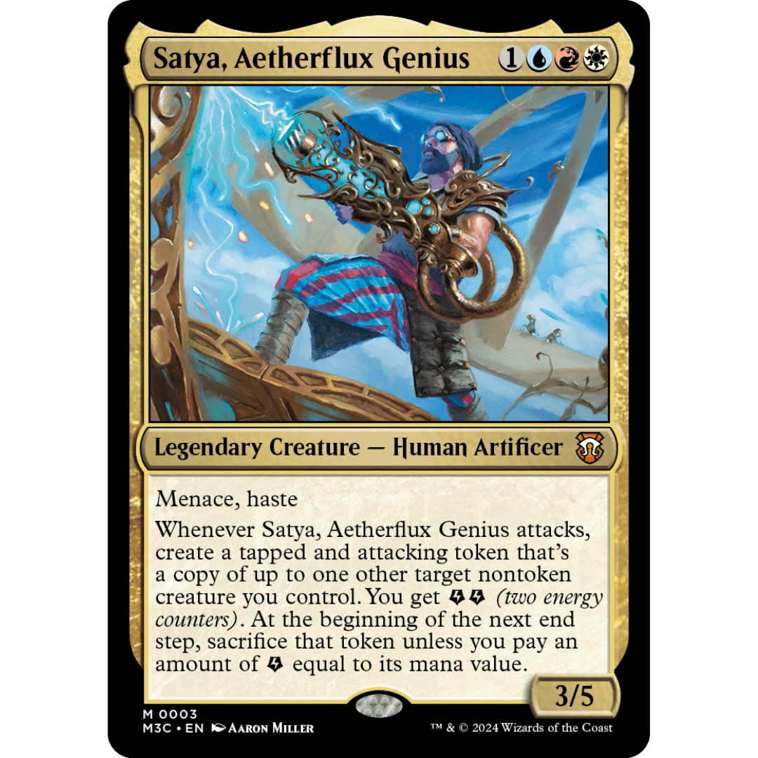 Satya Aetherflux Genius MH3 MTG