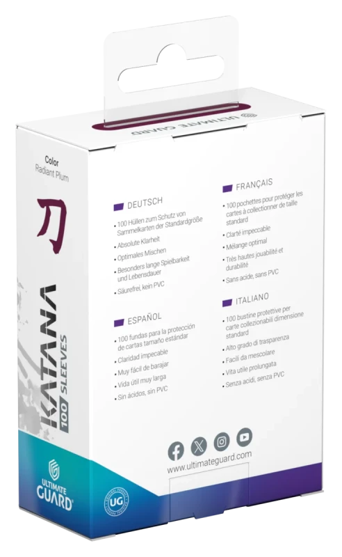 Ultimate Guard | Katana Standard Size | Radiant Plum