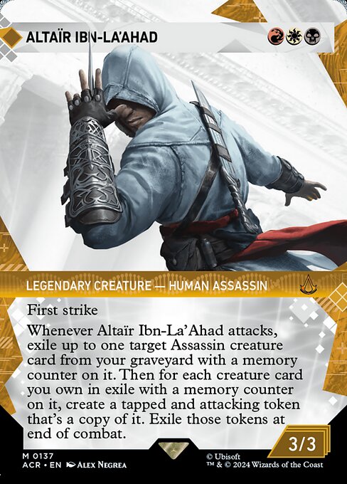 Altair Ibn Laahad Magic the Gathering Assassins Creed