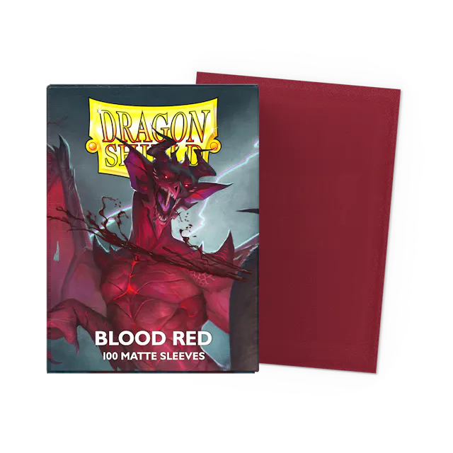Dragon Shield | Matte Sleeves | Blood Red
