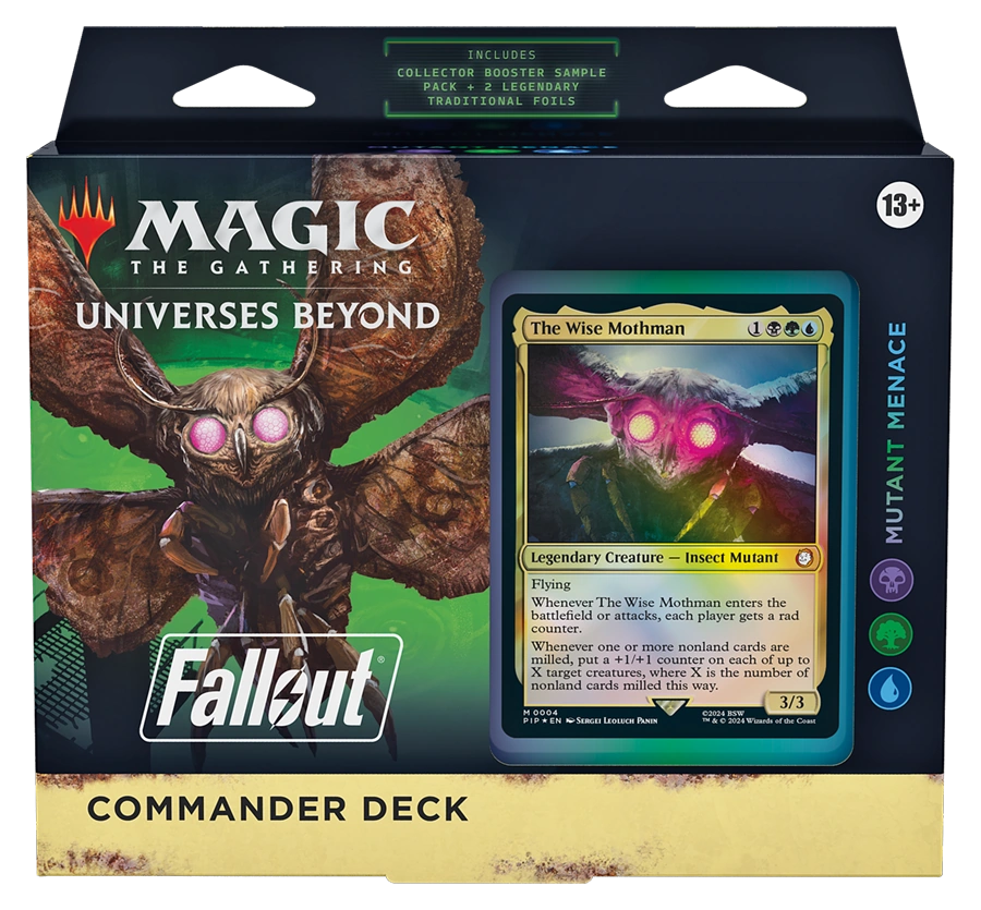 Magic: the Gathering X Fallout Commander Deck: Mutant Menace. Front view