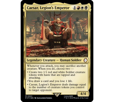 Magic: The Gathering X Fallout | Preconstructed Commander Deck | Hail, Ceasar