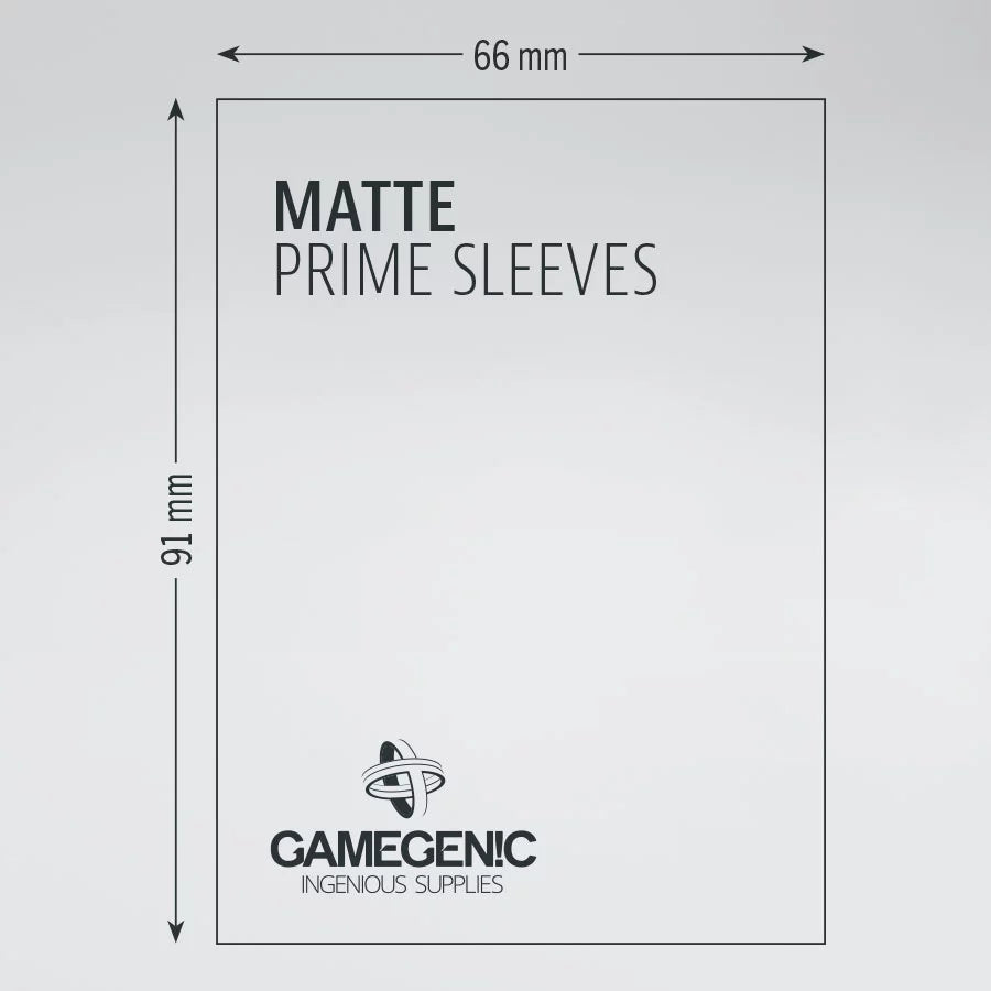 GameGenic | Matte Prime Sleeves | Red