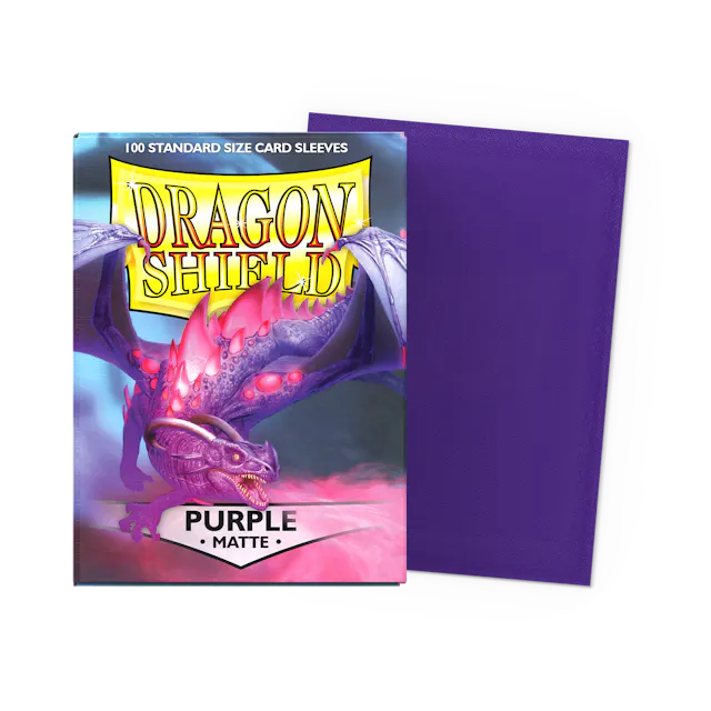 Dragon Shield | Matte Sleeves | Purple