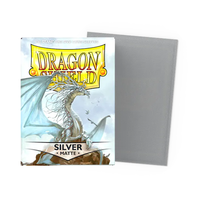 Dragon Shield | Matte Sleeves | Silver
