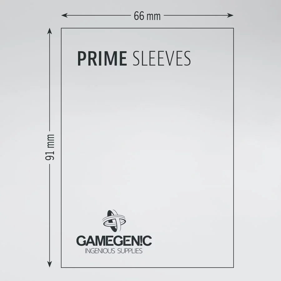 GameGenic | Matte Prime Sleeves | Dark Gray