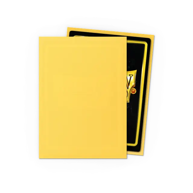 Card Sleeves - Dragon Shield Matte - (100) Yellow