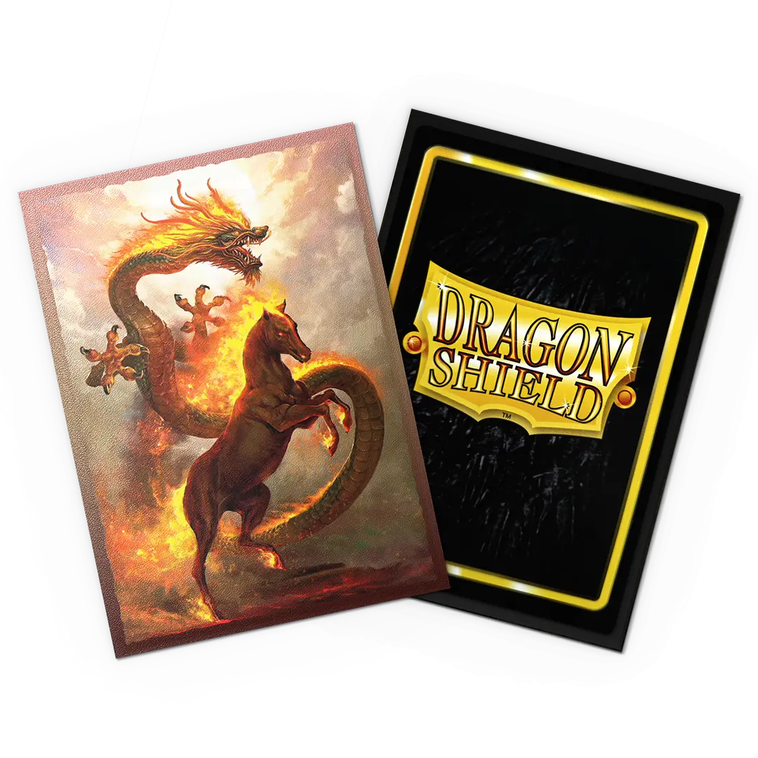 Dragon Shield | Matte Dual Art Sleeves | Fire Horse 2026
