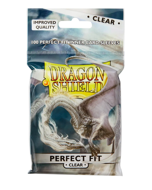 Dragon Shield - Inner Sleeves -  Perfect Fit Toploaders - Clear (100)