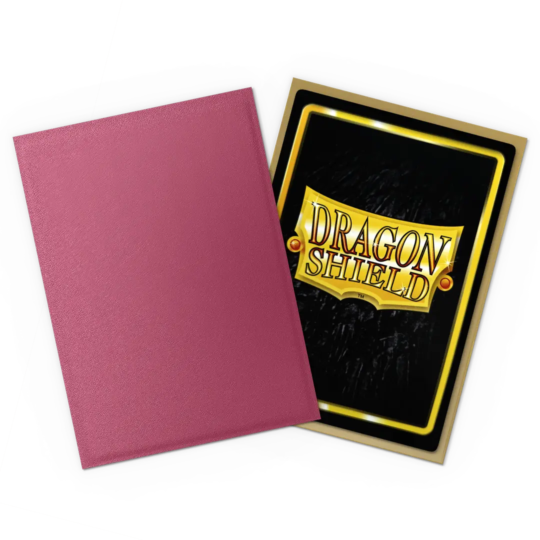 Dragon Shield | Matte Dual Sleeves | Pomegranate & Gold