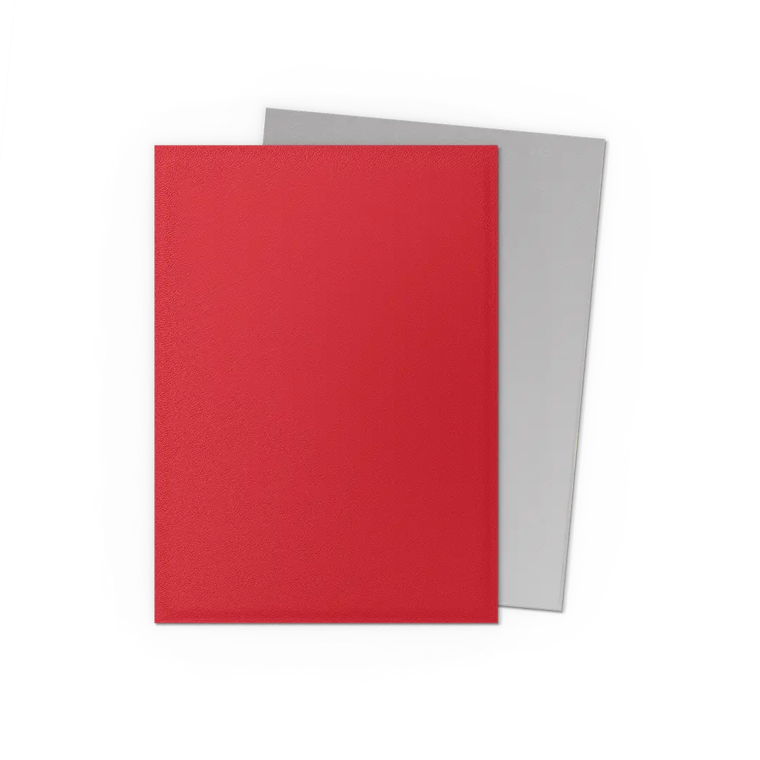 Dragon Shield | Matte Dual Sleeves | Crimson & Silver