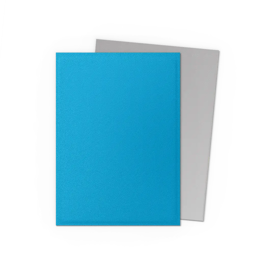 Dragon Shield | Matte Dual Sleeves | Sky Blue & Silver