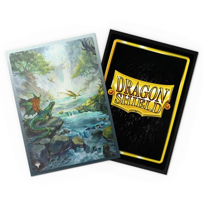 Dragon Shield | Matte Dual Art Sleeves | Landfall series: Misty Rainforest