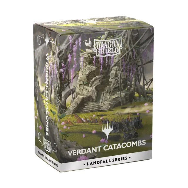 Dragon Shield | Matte Dual Art Sleeves | Landfall series: Verdant Catacombs