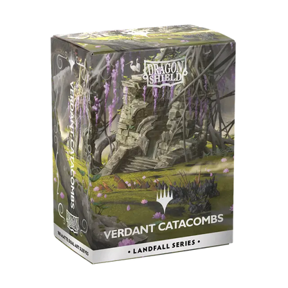 Dragon Shield | Matte Dual Art Sleeves | Landfall series: Verdant Catacombs