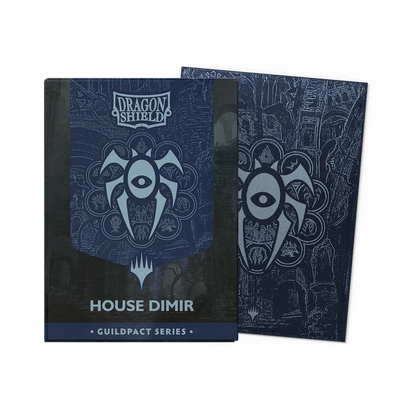 Dragon Shield | Matte Dual Art Sleeves | Guildpact series: House Dimir