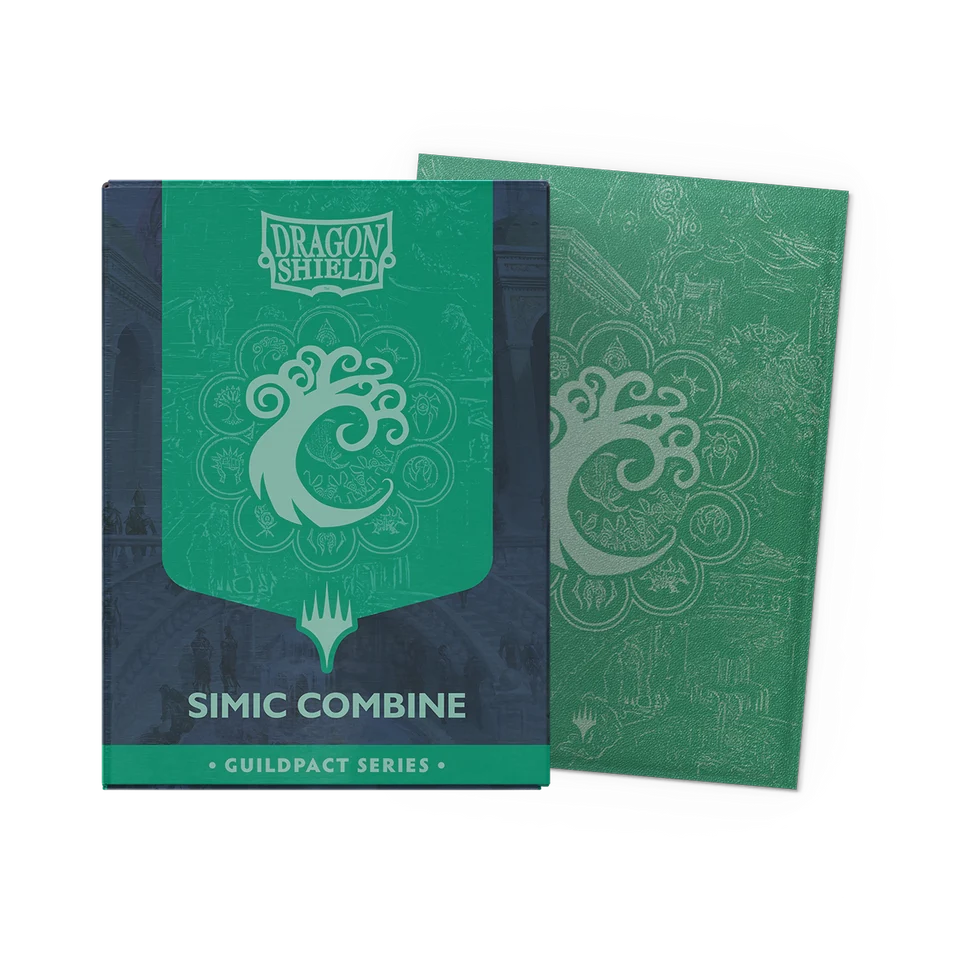 Dragon Shield | Matte Dual Art Sleeves | Guildpact series: Simic Combine