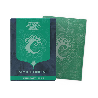 Dragon Shield | Matte Dual Art Sleeves | Guildpact series: Simic Combine