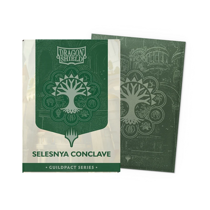 Dragon Shield | Matte Dual Art Sleeves | Guildpact series: Selesnya Conclave