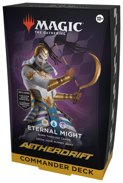 Aetherdrift Magic the Gathering Commander Deck Eternal Might 3