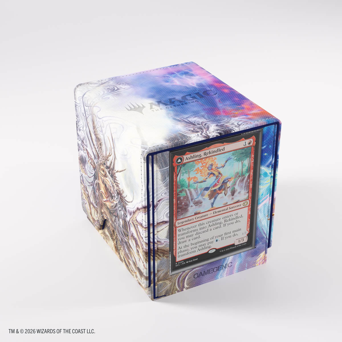 Deck Box - Gamegenic Sidekick Pro 100+ XL - Lorwyn Eclipsed - Ashling/Auntie Ool3