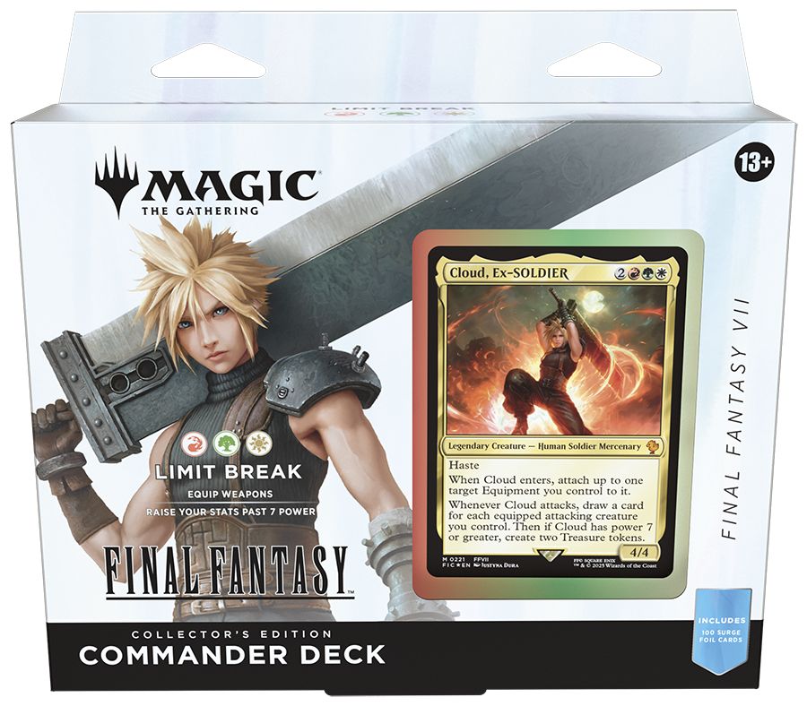 Final Fantasy Limit Break Collector's Edition | Preconstructed Commander Deck | Magic: The Gathering