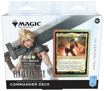 Final Fantasy Limit Break Collector's Edition | Preconstructed Commander Deck | Magic: The Gathering