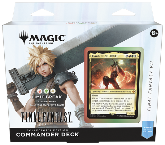 Final Fantasy Limit Break Collector's Edition | Preconstructed Commander Deck | Magic: The Gathering