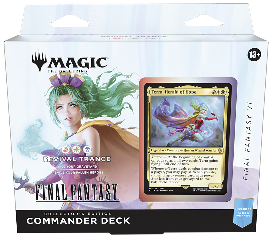 Final Fantasy Revival Trance Collector's Edition | Preconstructed Commander Deck | Magic: The Gathering