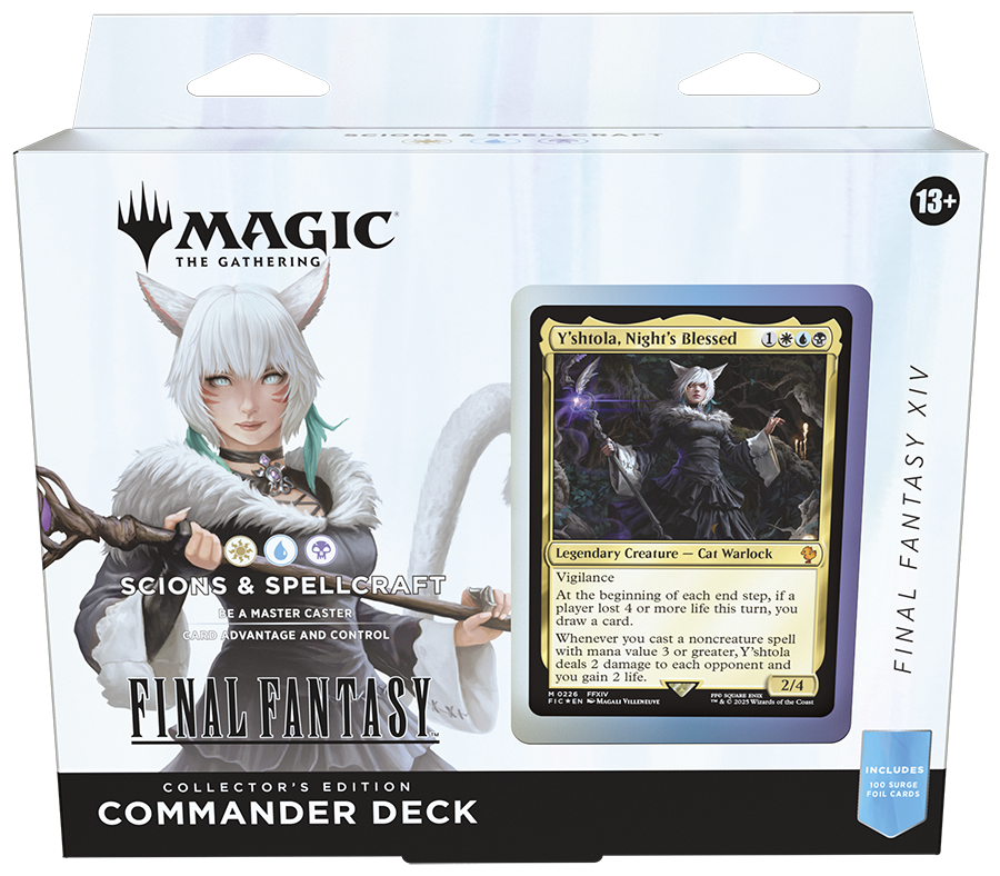 Final Fantasy Scions & Spellcraft Collector's Edition | Preconstructed Commander Deck | Magic: The Gathering