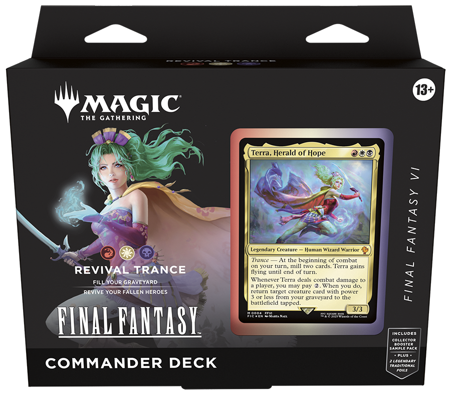 Final Fantasy Revival Trance | Preconstructed Commander Deck | Magic: The Gathering