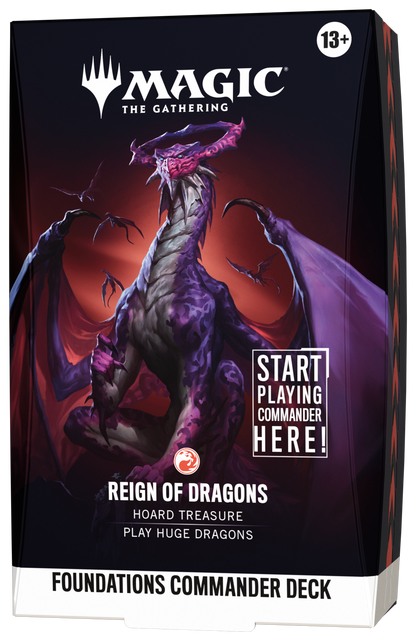 Foundations Commander Deck: Reign of Dragons | Magic: The Gathering