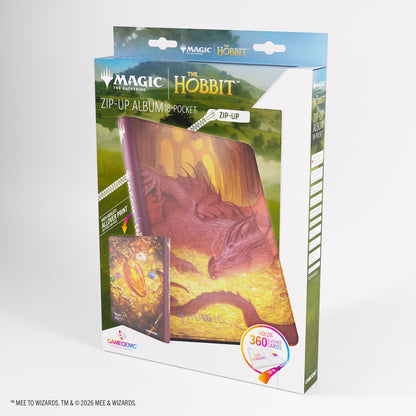 Gamegenic Zip-up Album 18-Pocket - The Hobbit - Smaug's Mox Amber