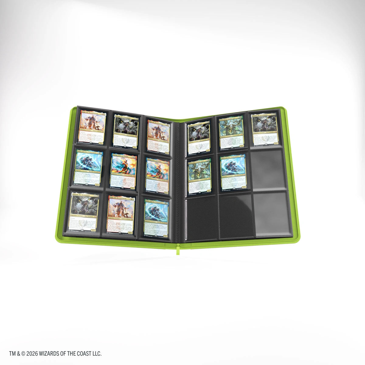 Gamegenic Zip-up Album 18-Pocket - Secrets of Strixhaven - Black / Green