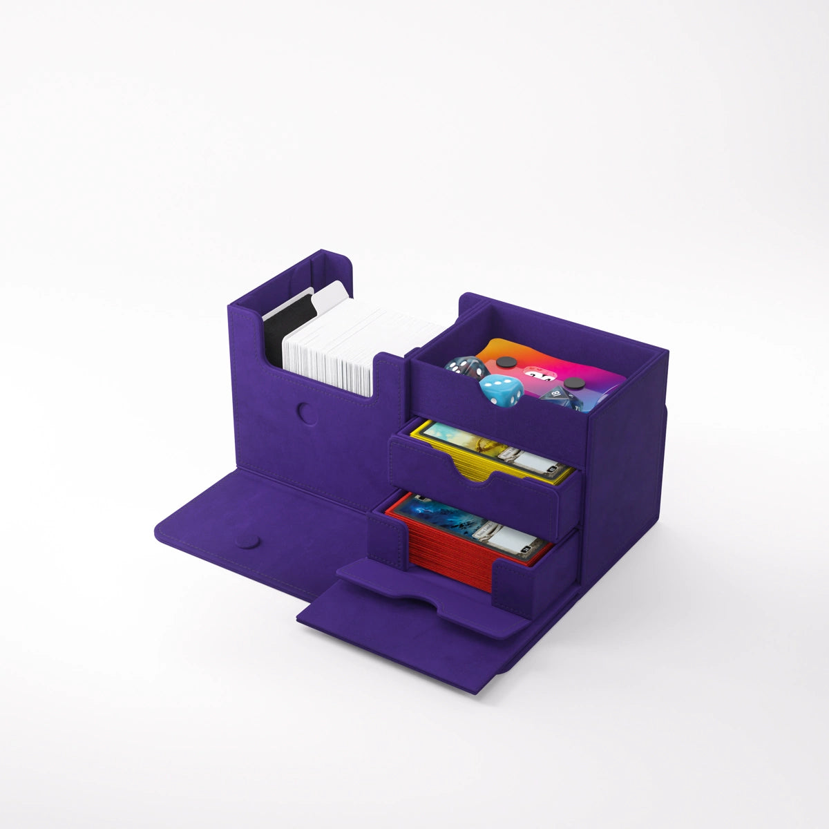 Deck Box - Gamegenic The Academic 133+XL Stealth Edition - Purple / Purple
