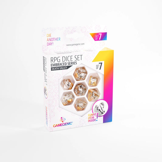 Accessoires - Gamegenic Embraced Dice Set - Death Valley (7 dice set)