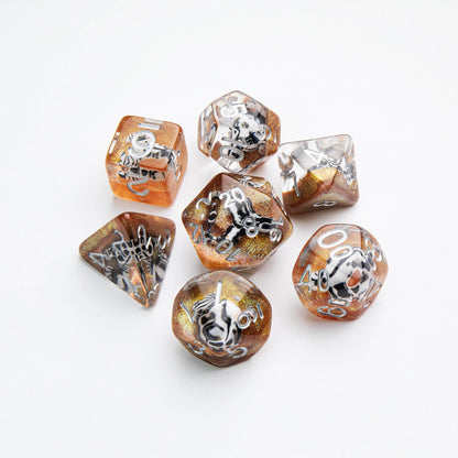 Accessoires - Gamegenic Embraced Dice Set - Death Valley (7 dice set)