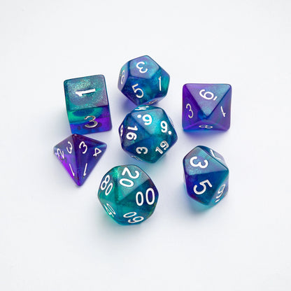 Accessoires - Gamegenic Galaxy Series RPG set - Neptune (7 dice set)