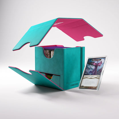 Deck Box - Gamegenic Sidekick Pro 100+ XL - Teal / Pink