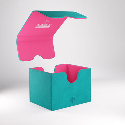 Deck Box - Gamegenic Sidekick 100+XL Convertible - Teal / Pink
