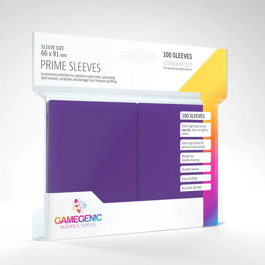 GameGenic | Matte Prime Sleeves | Purple